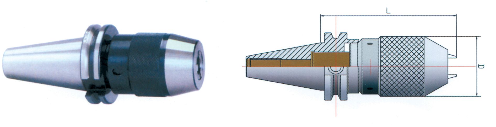 Picture of BRT Tools BRT-0440DR16 CAT40 Drill Chuck 118-.629 3.00mm-16.00mm 4.3300 Gauge Length